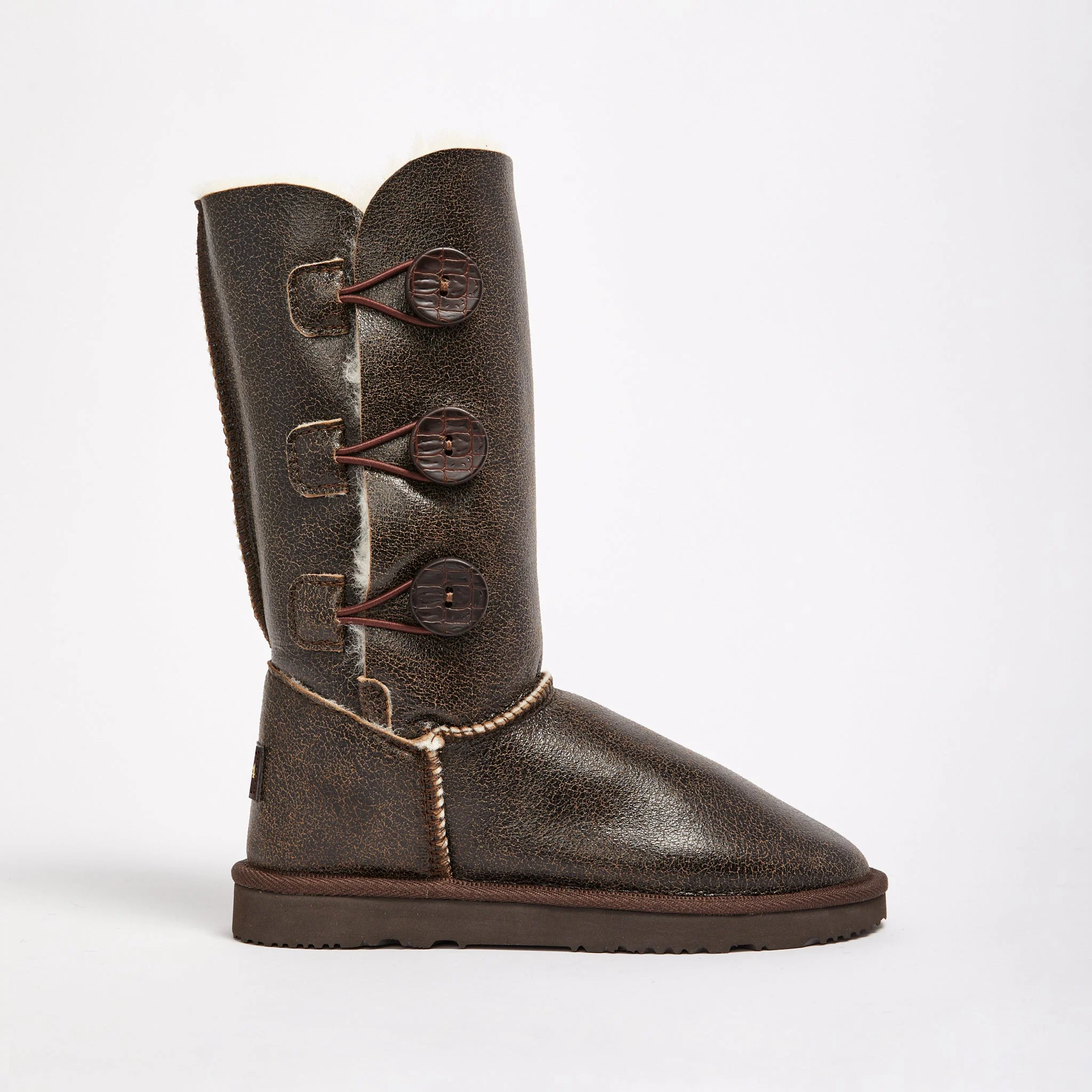Women's Burleigh Button Triplet Bomber - Image 5