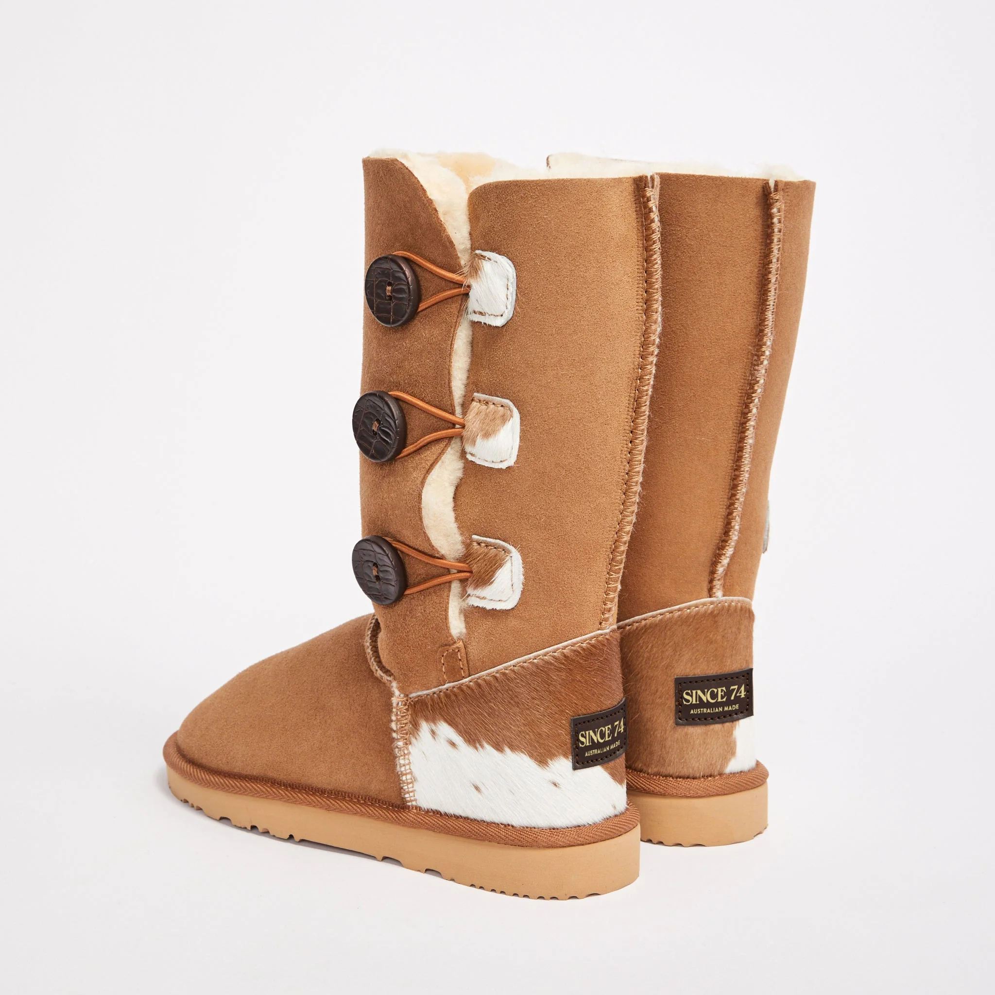 Women's Burleigh Button Triplet Calf - Image 11