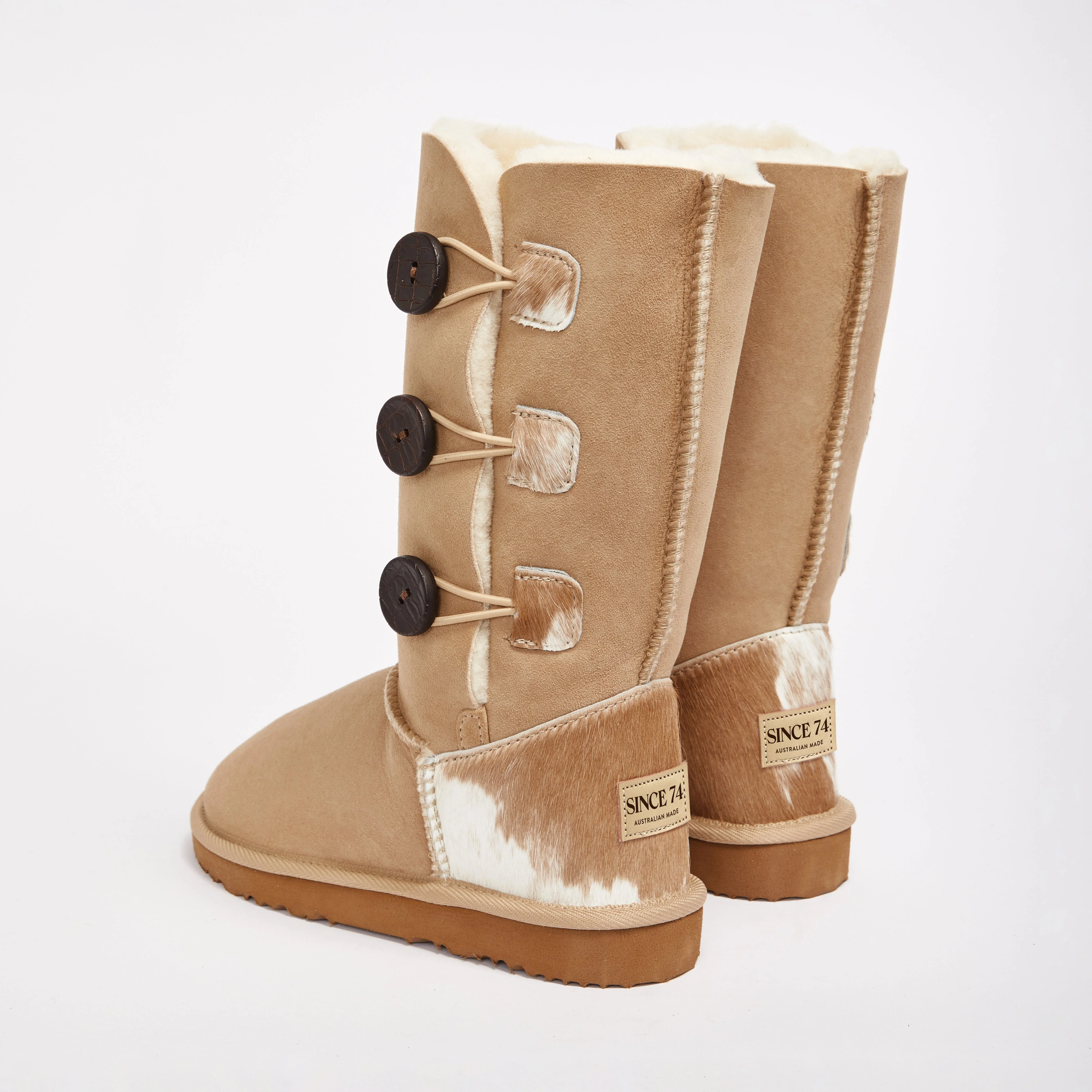 Women's Burleigh Button Triplet Calf - Image 3