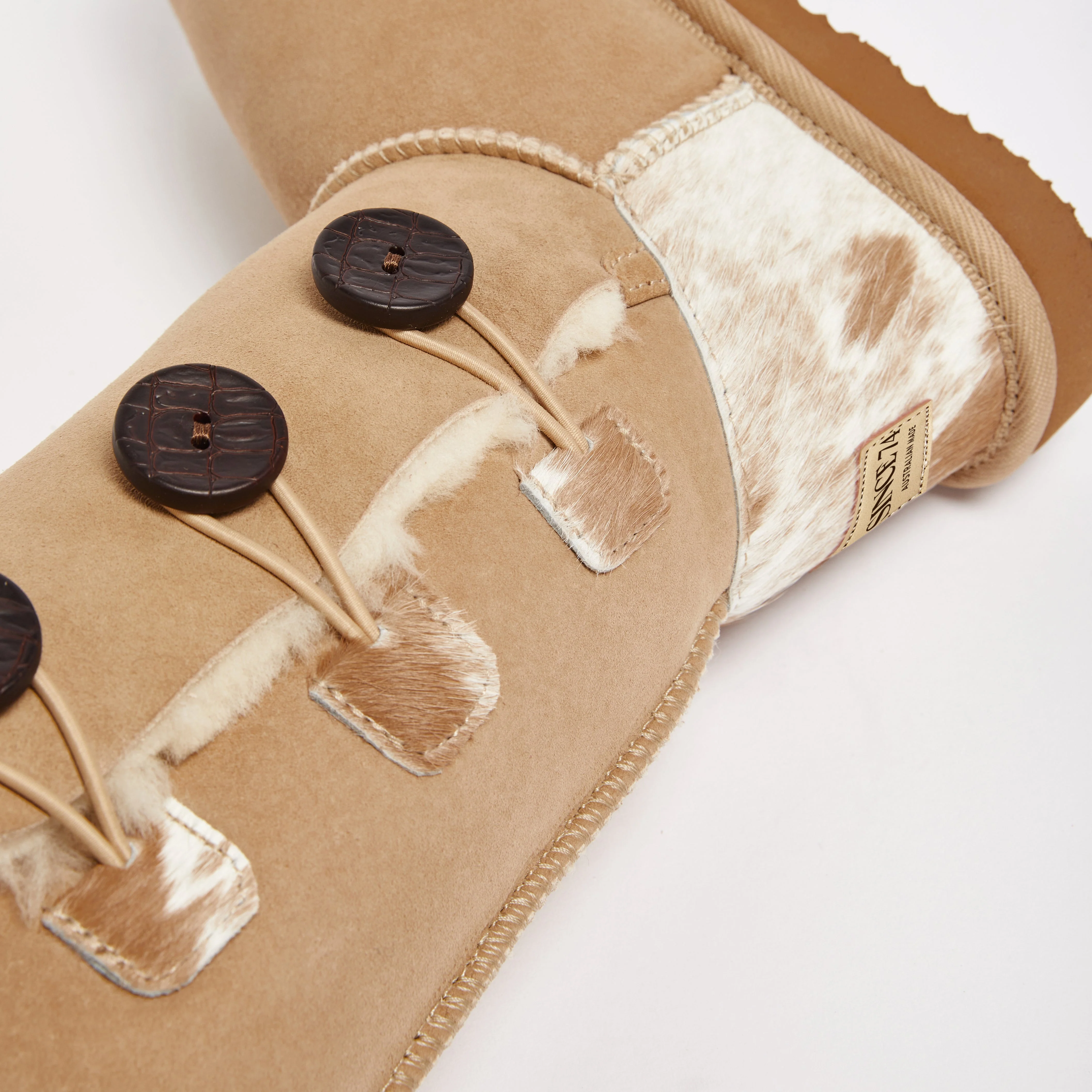 Women's Burleigh Button Triplet Calf - Image 4