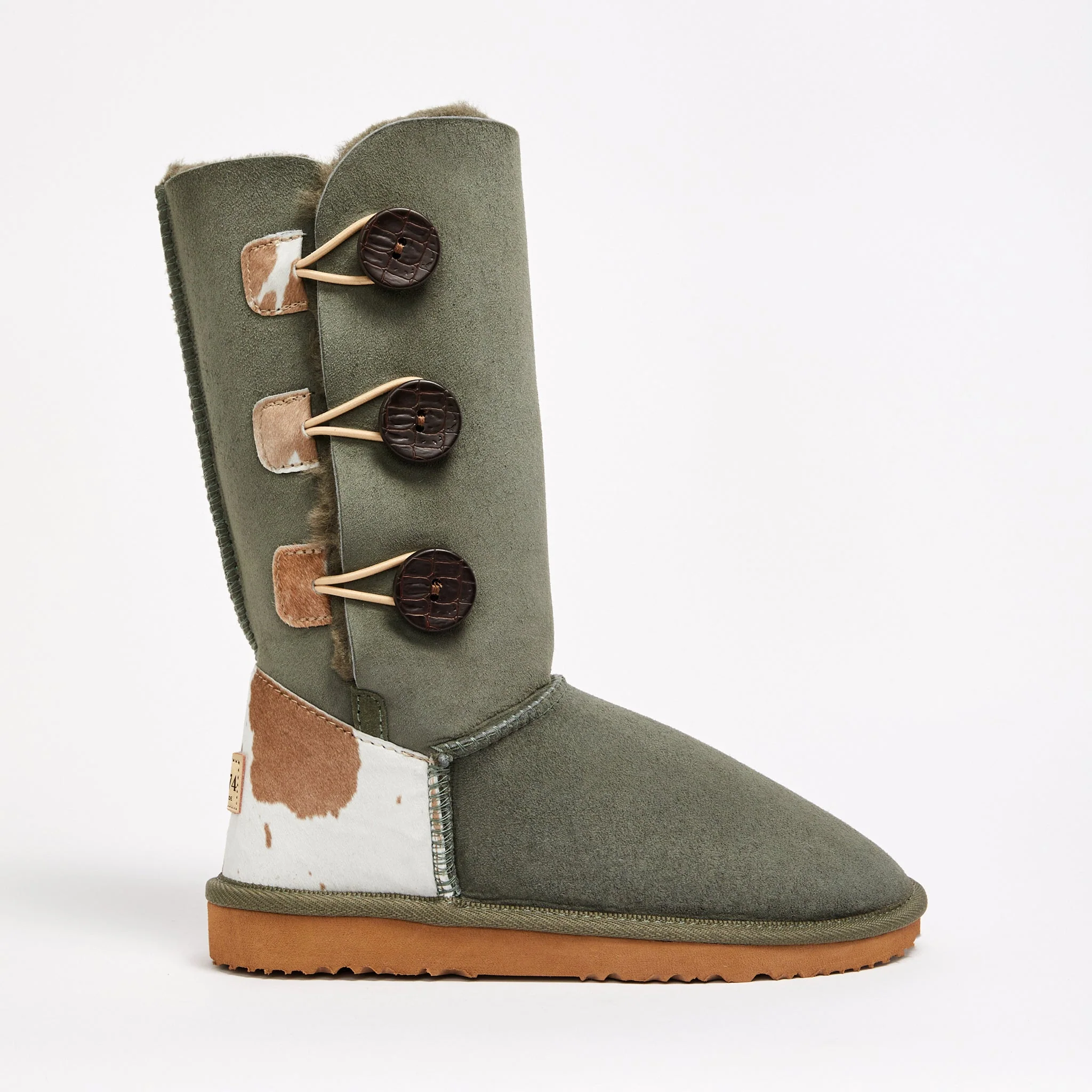 Women's Burleigh Button Triplet Calf - Image 5