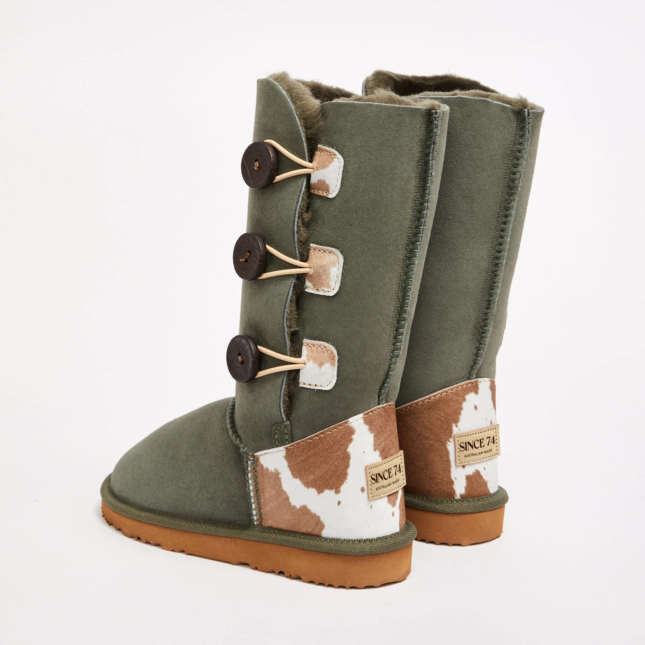 Women's Burleigh Button Triplet Calf - Image 7