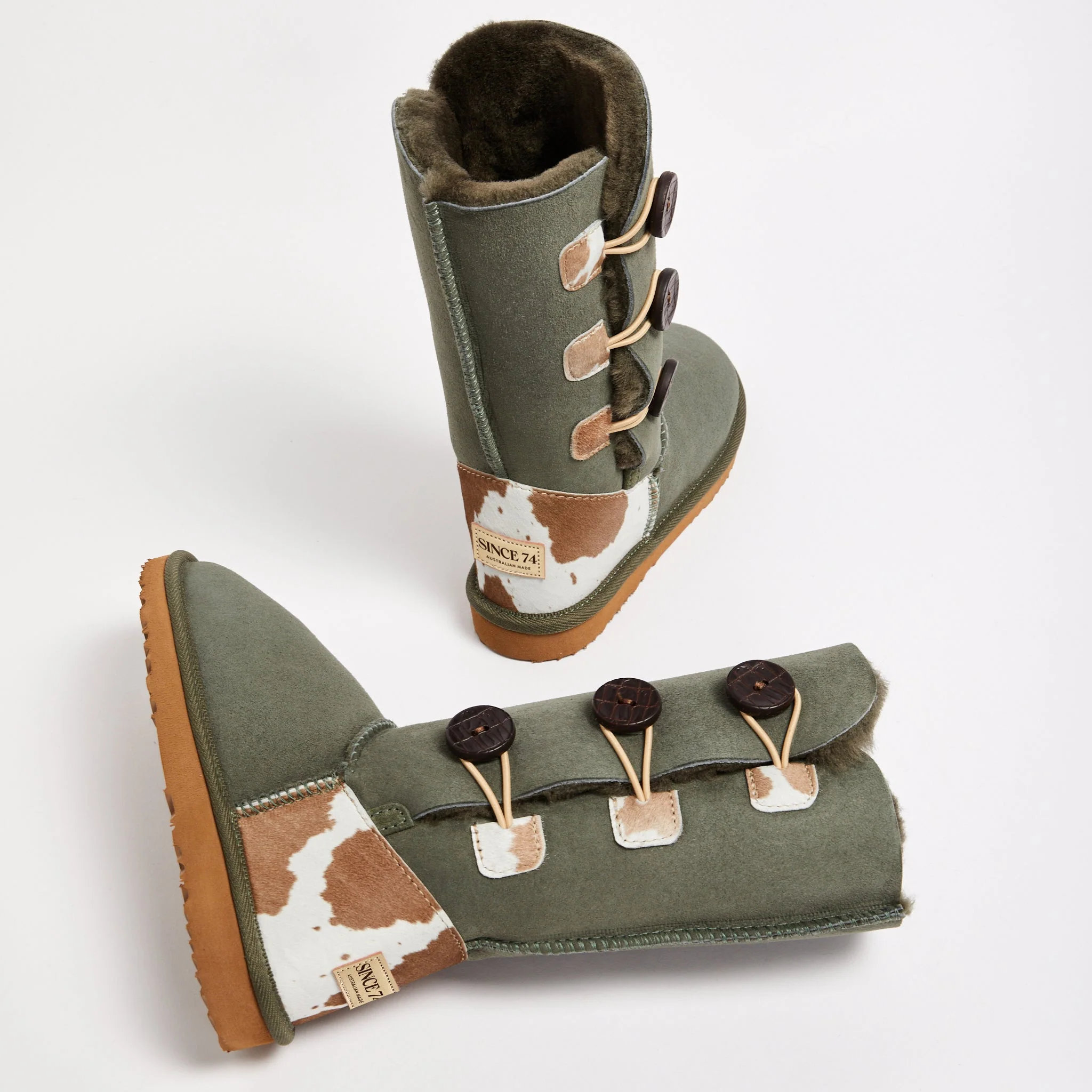 Women's Burleigh Button Triplet Calf - Image 8