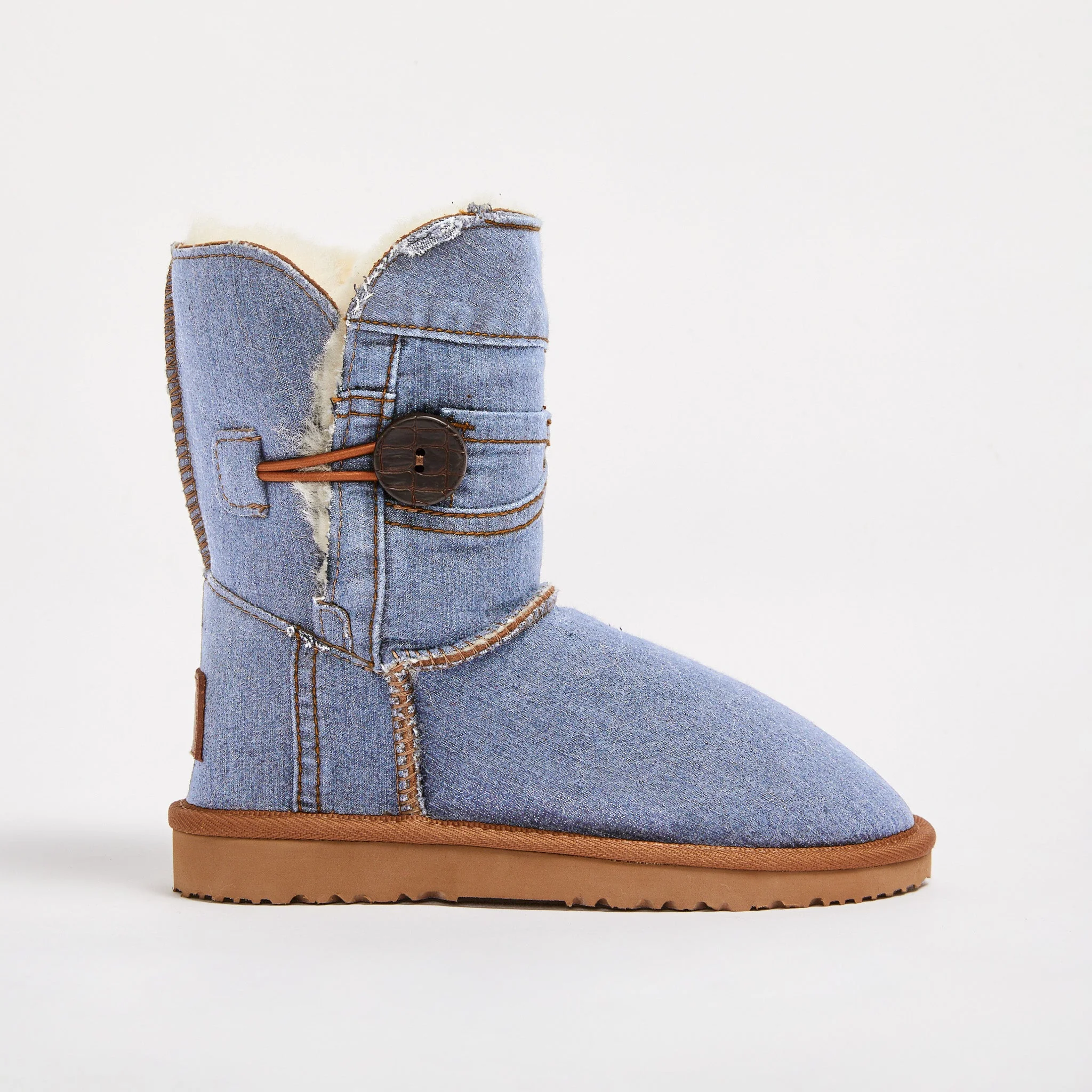 Women's Denim Button Mid - Image 5