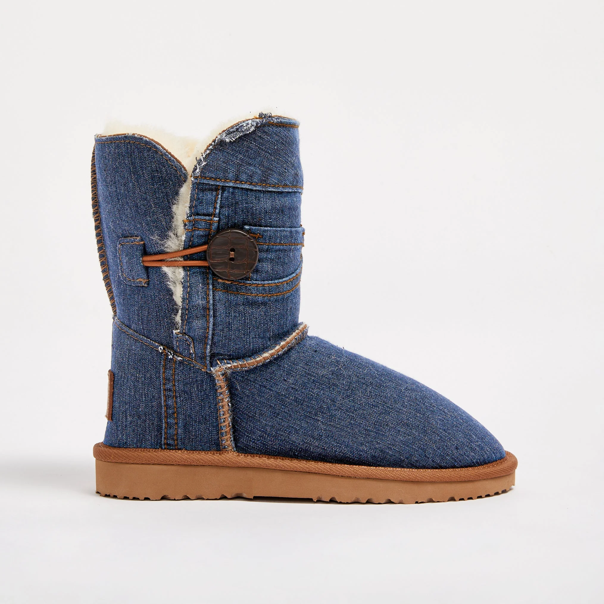 Women's Denim Button Mid - Image 6