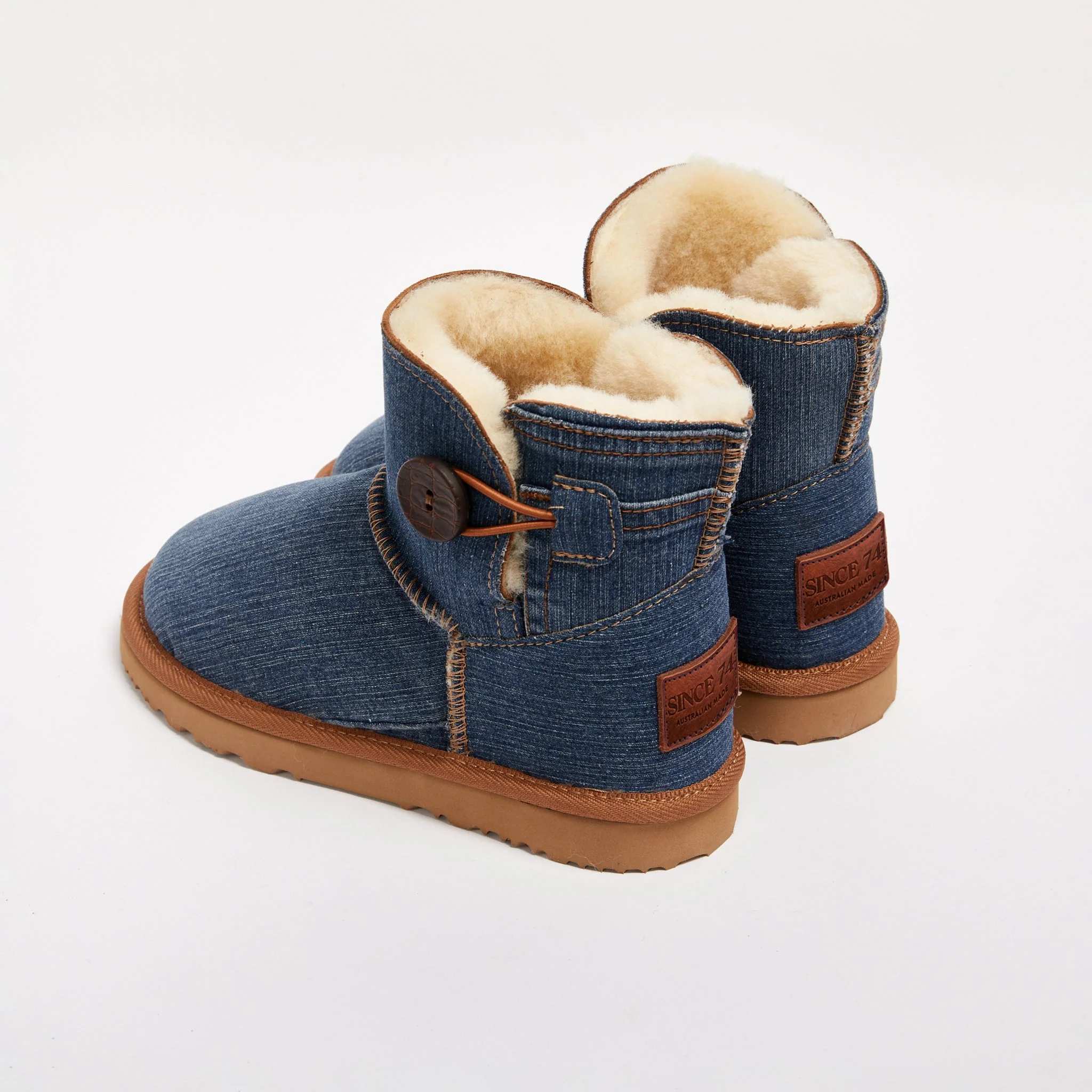 Women's Denim Button Mini - Image 3