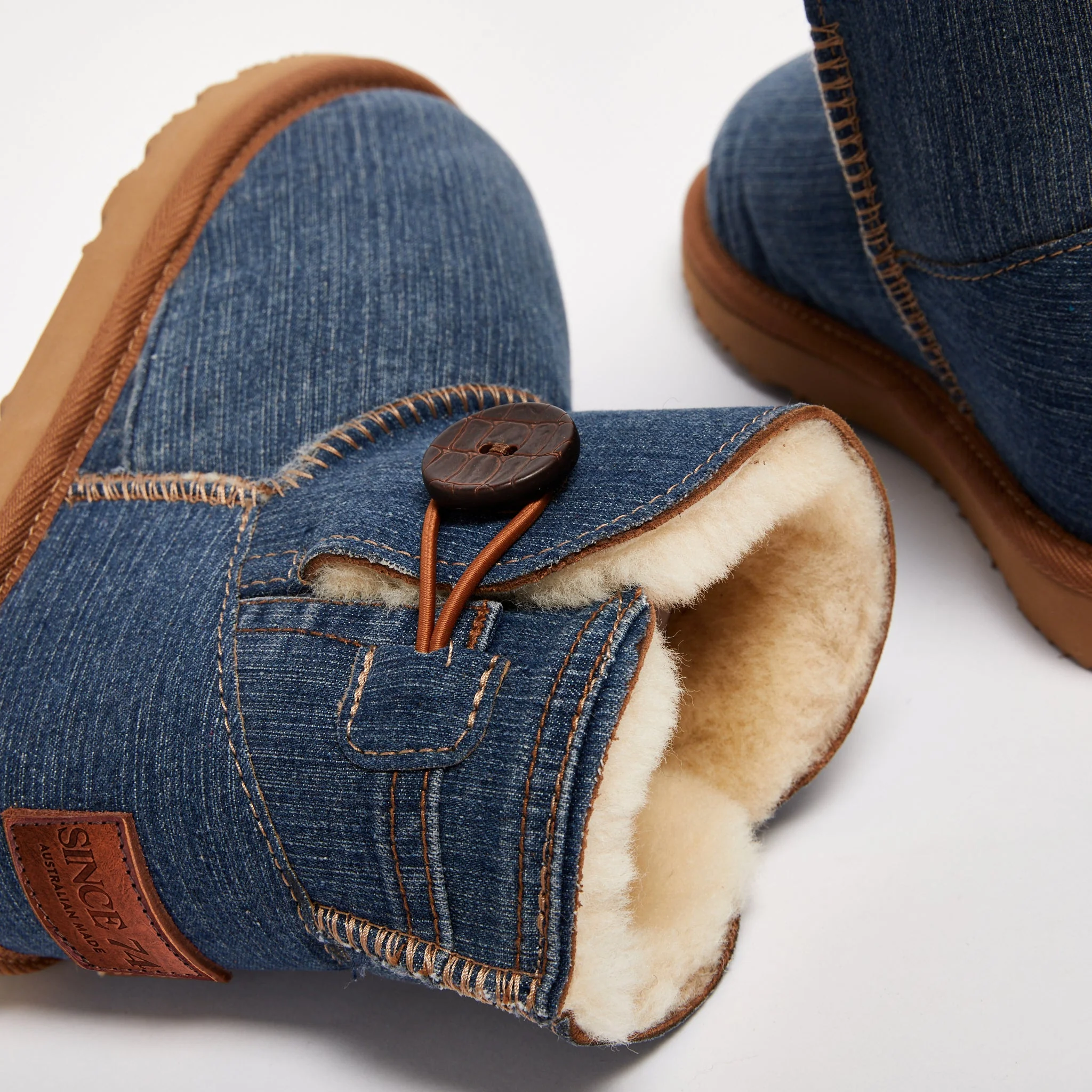 Women's Denim Button Mini - Image 4