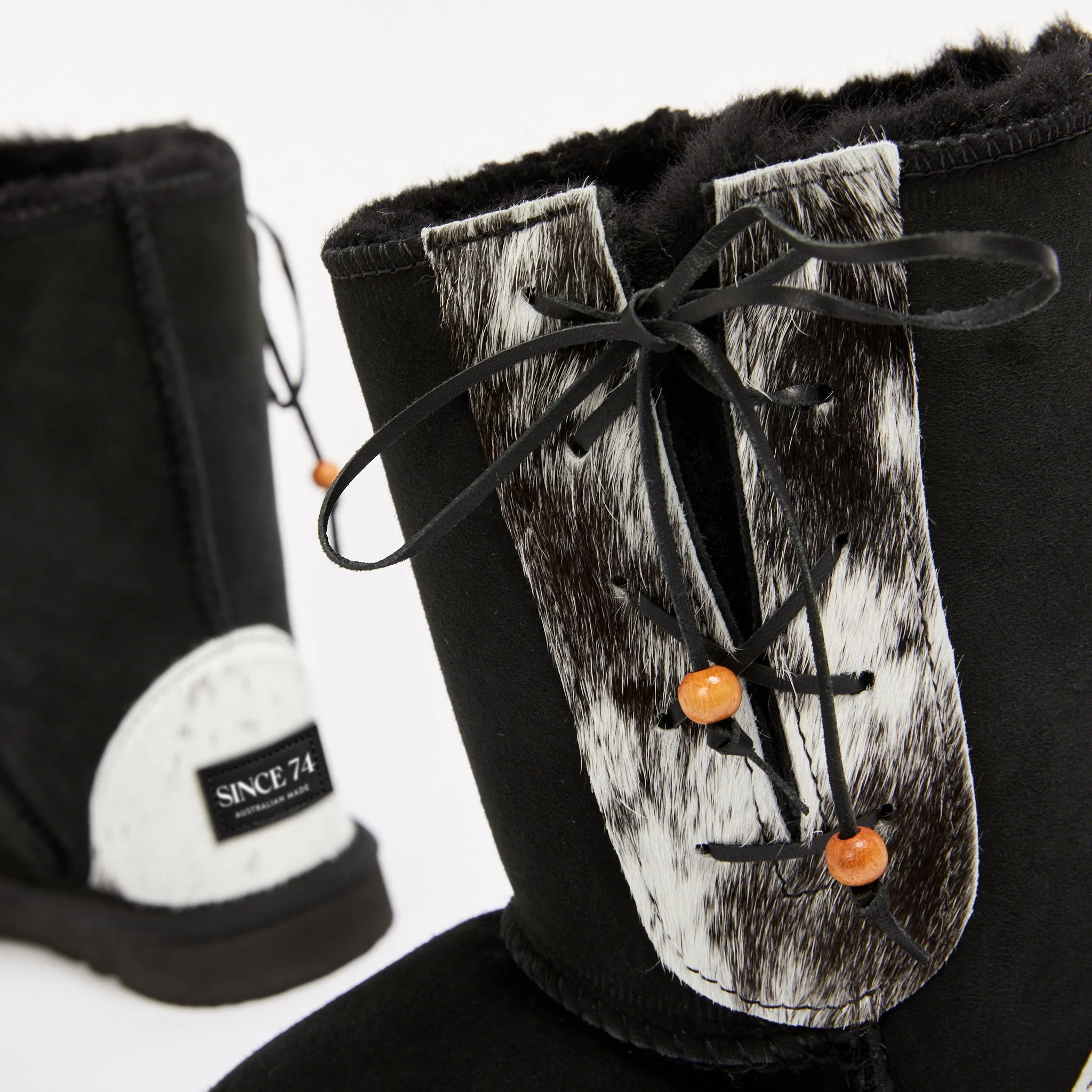 Women's Lace Up Mid Calf - Image 8