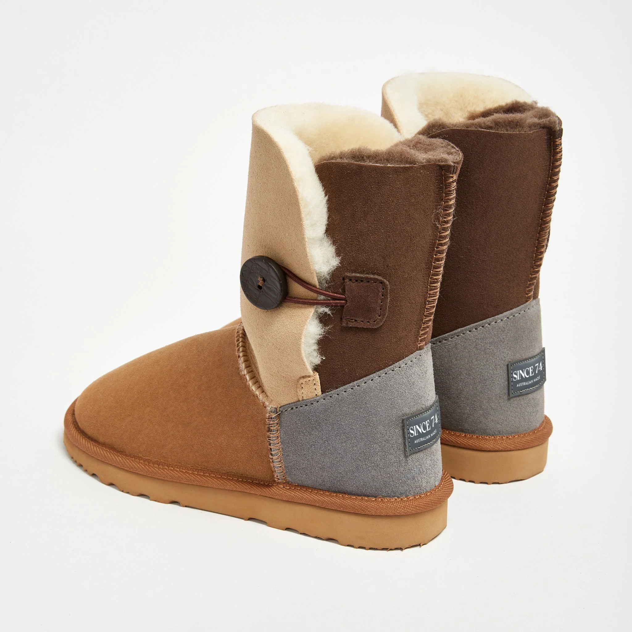 Men's Burleigh Button Tricolour Mid - Image 3