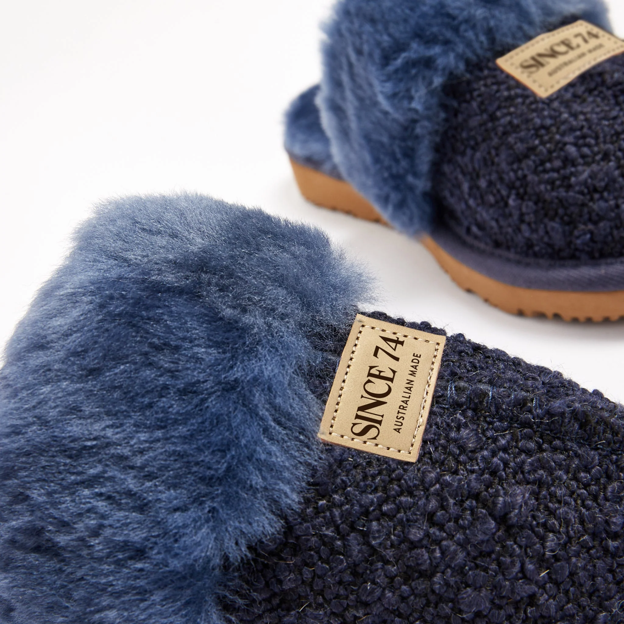 Women's Boucle Designer Slippers - Image 9