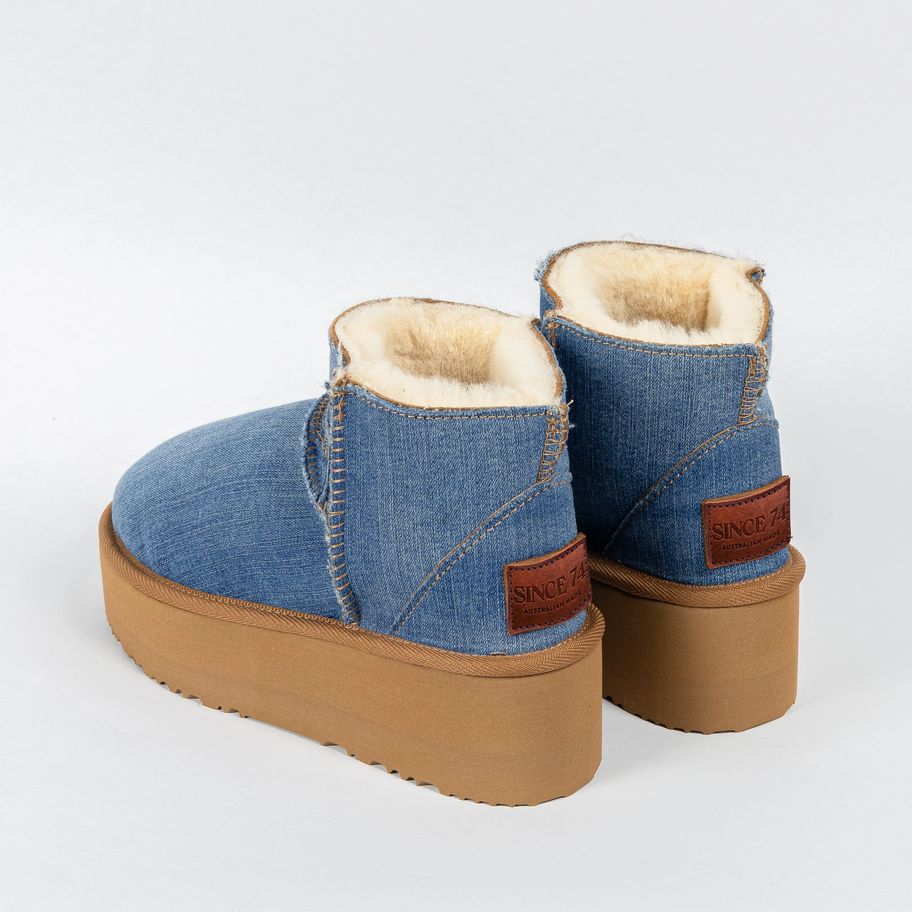 Women's Classic Ultra Mini Platform Denim - Image 3