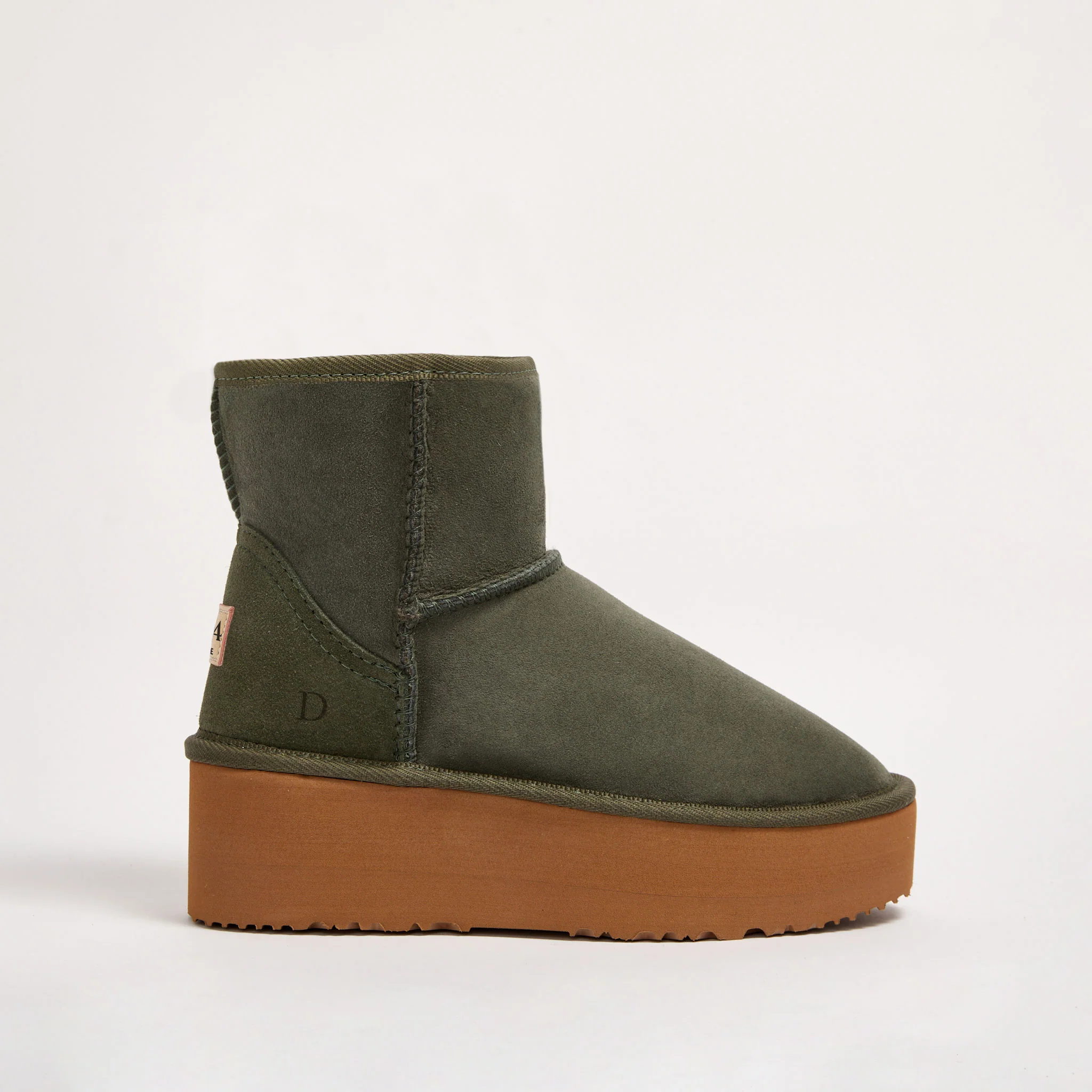Women's Embossed Classic Mini Platform - Image 4