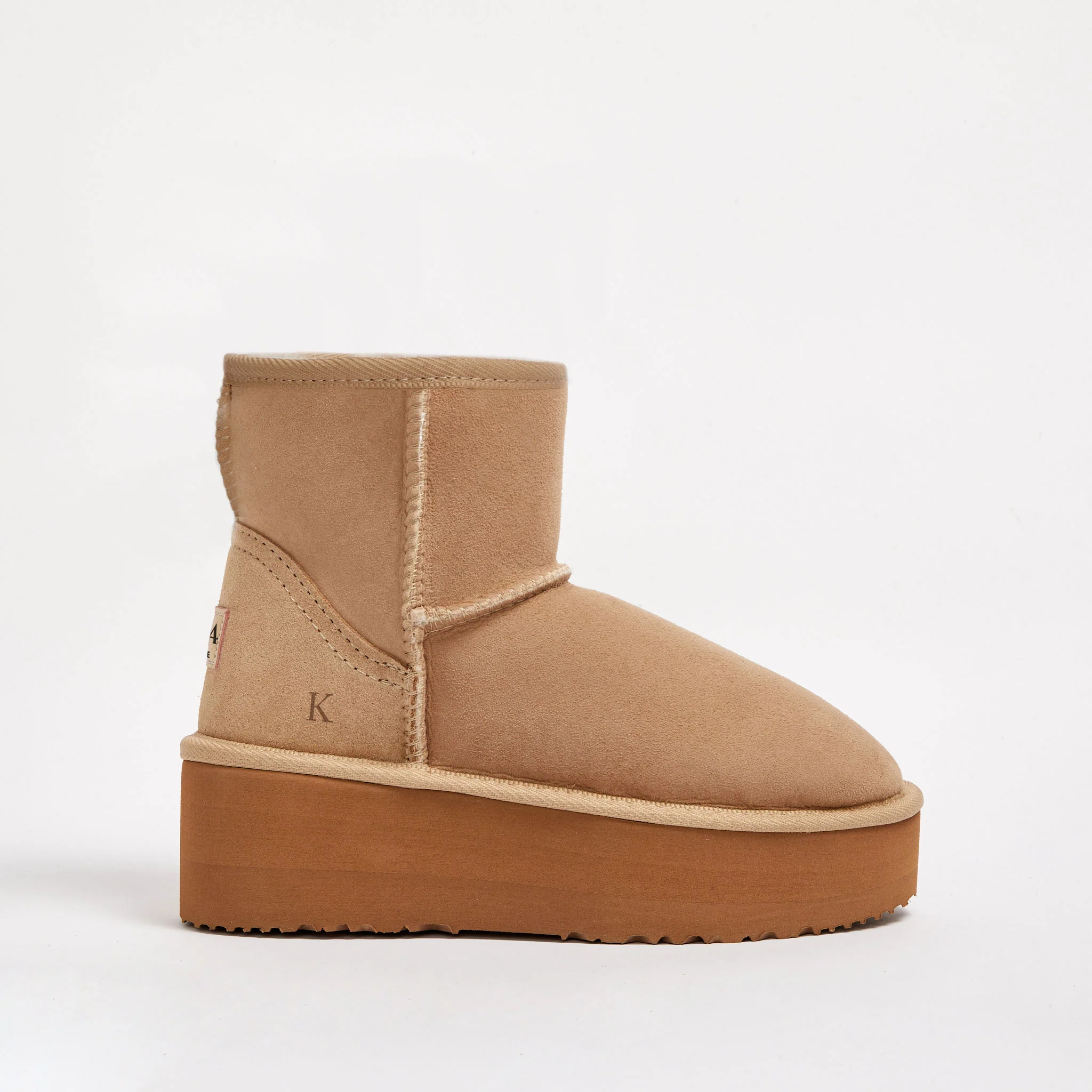 Women's Embossed Classic Mini Platform - Image 6