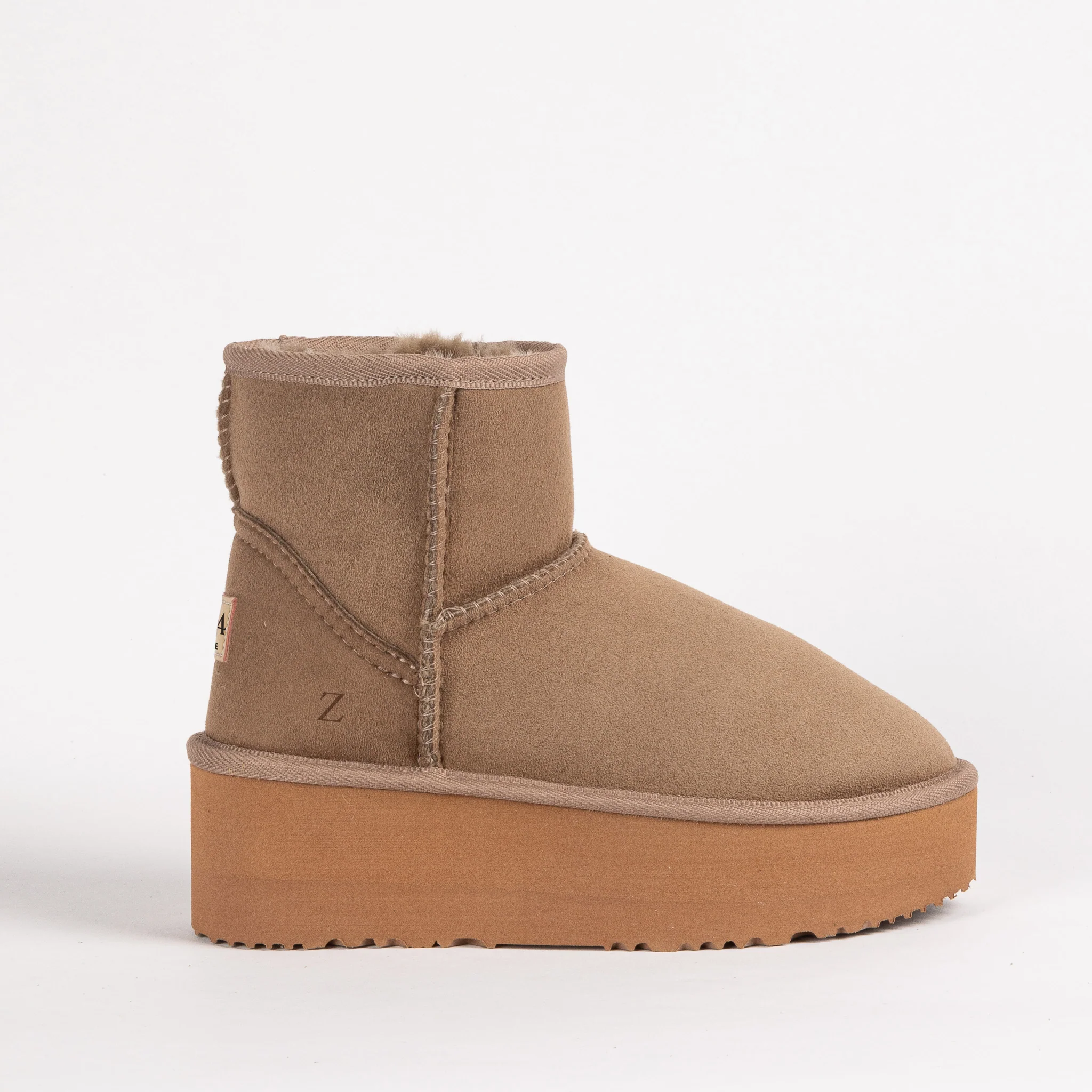 Women's Embossed Classic Mini Platform - Image 8