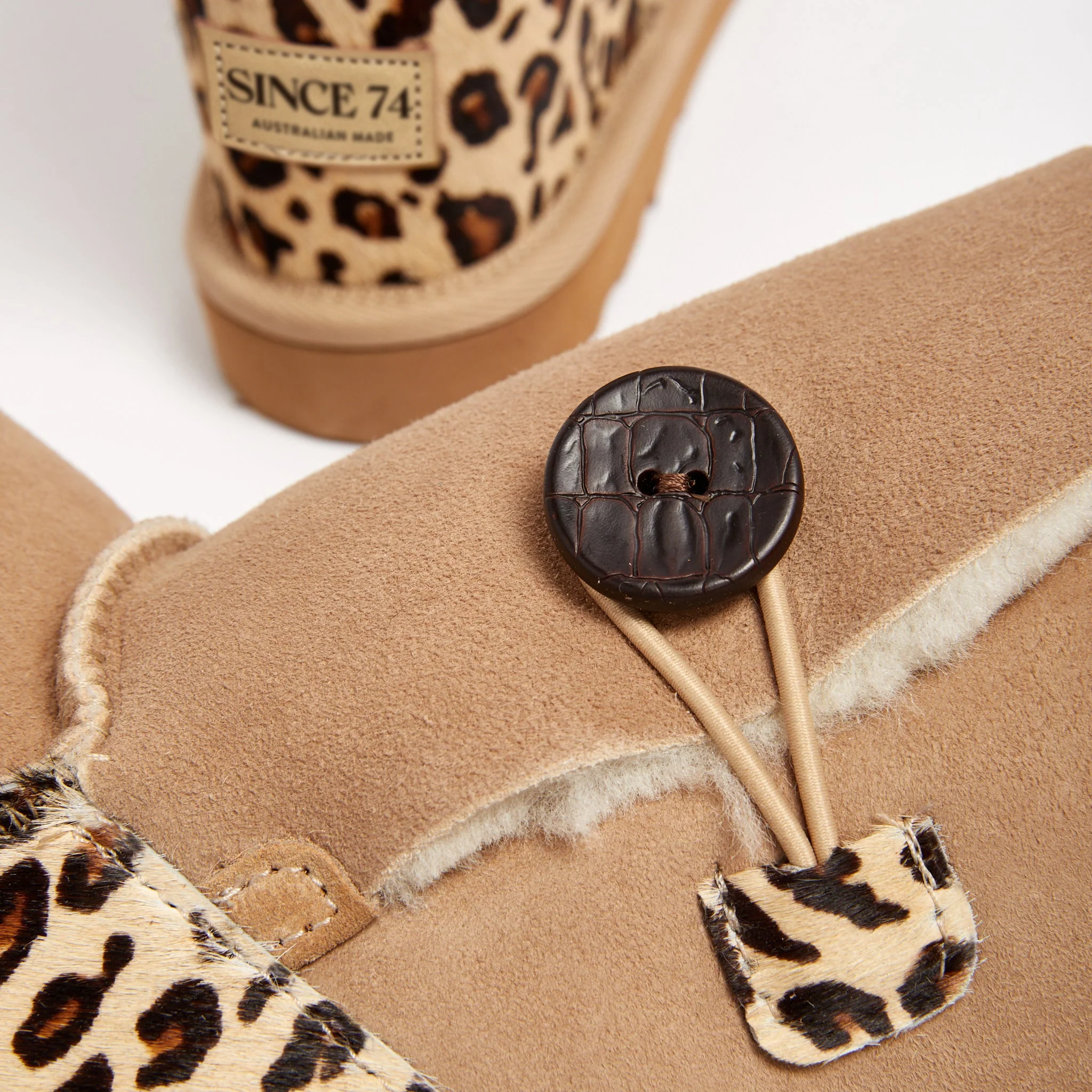 Women's Burleigh Button Mid Baby Leopard - Image 4