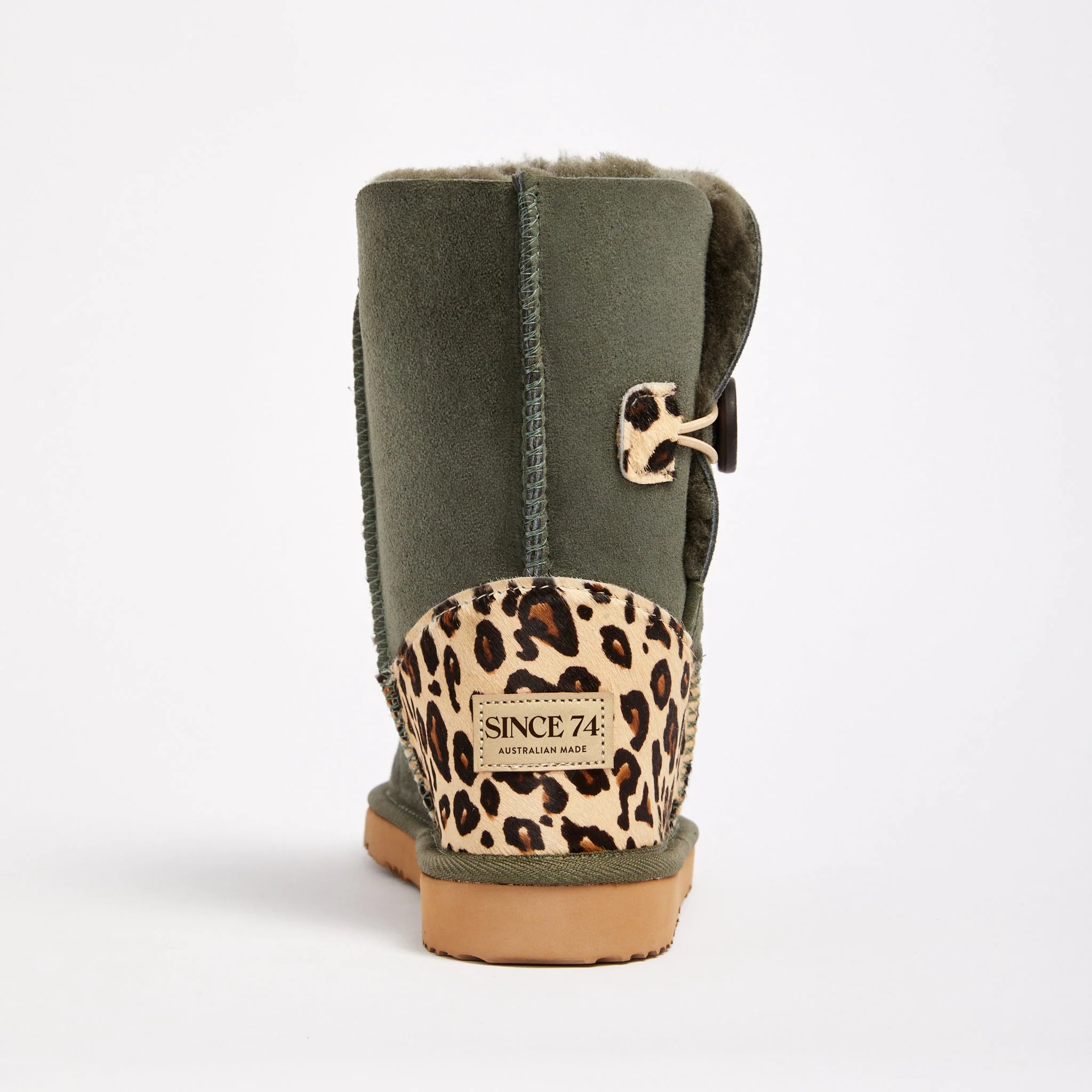 Women's Burleigh Button Mid Baby Leopard - Image 6