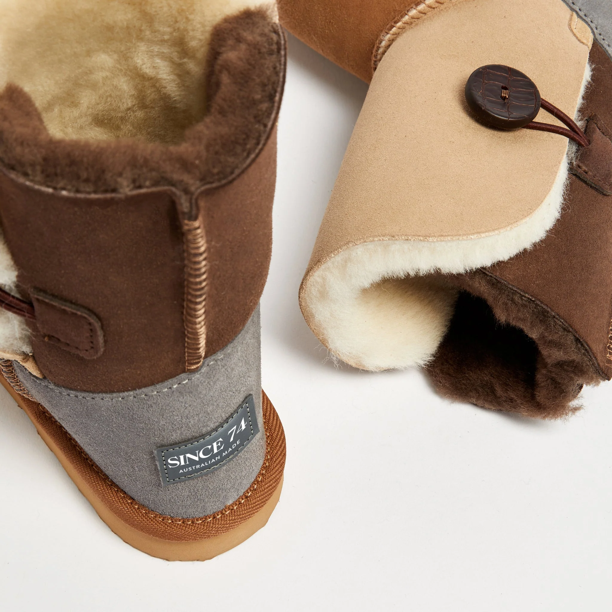 Women's Burleigh Button Tricolour Mid - Image 4
