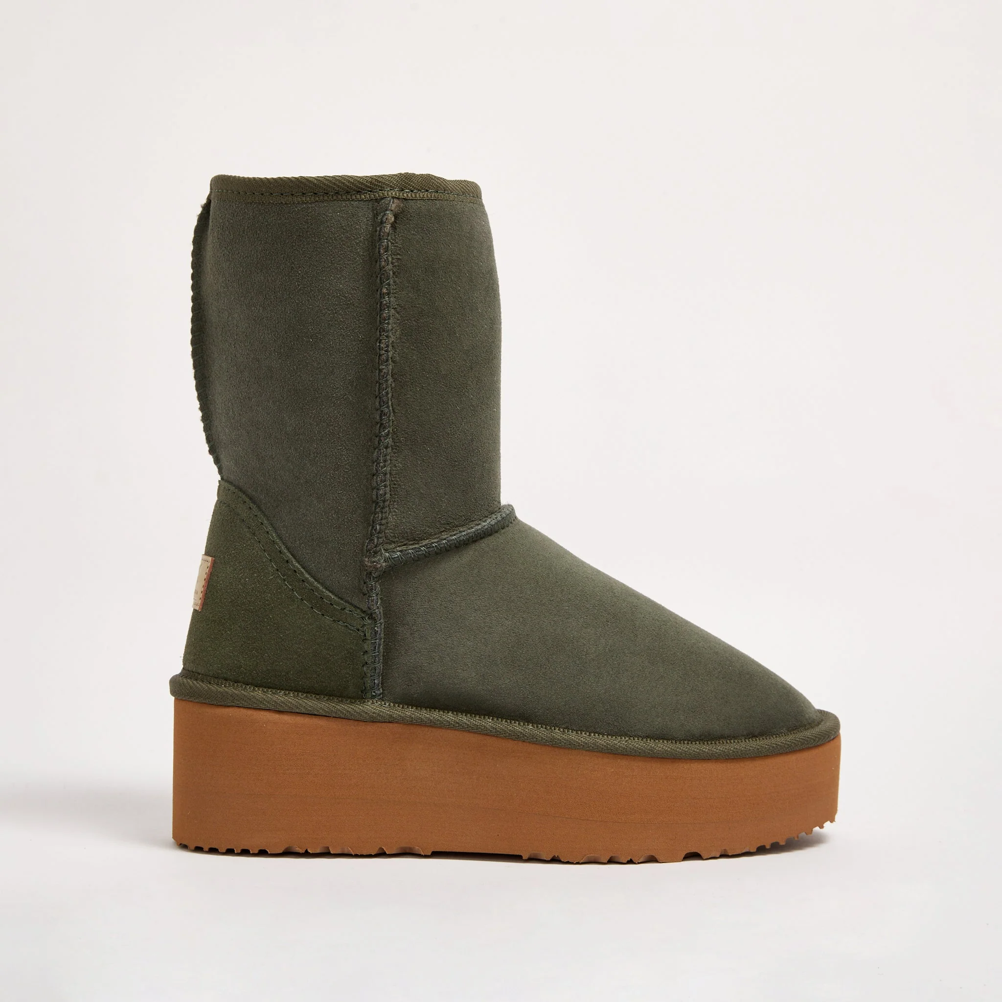 Women's Platform Classic Mid Natural - Image 5