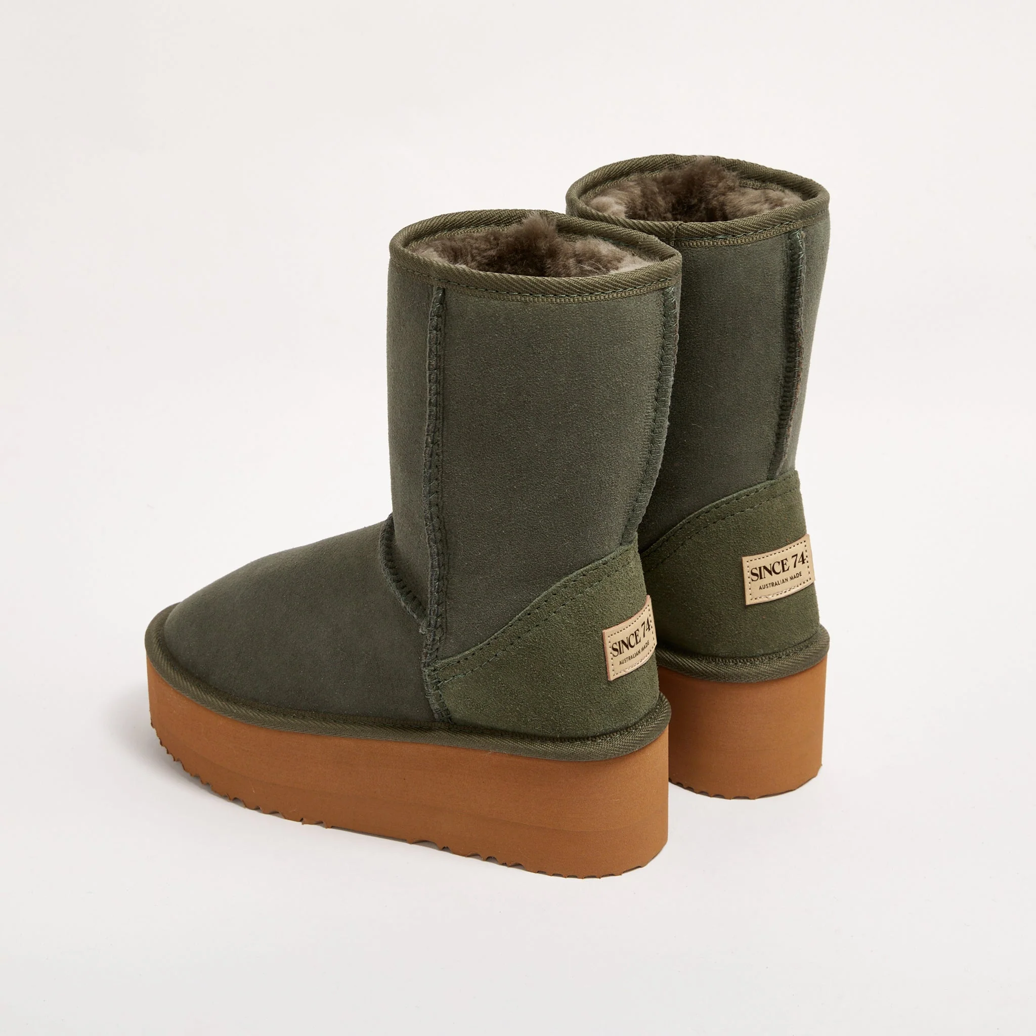 Women's Platform Classic Mid Natural - Image 7