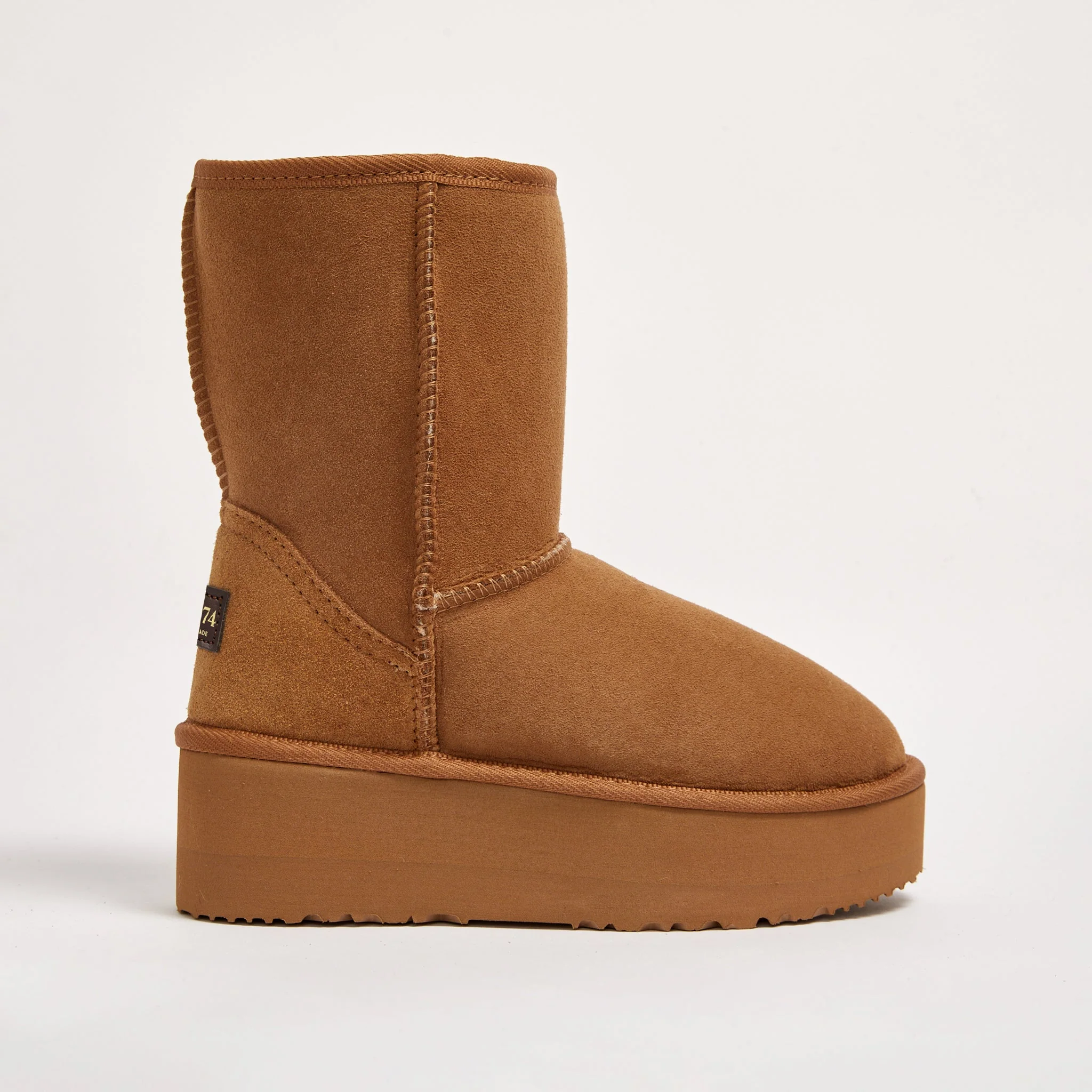 Women's Platform Classic Mid Natural - Image 9